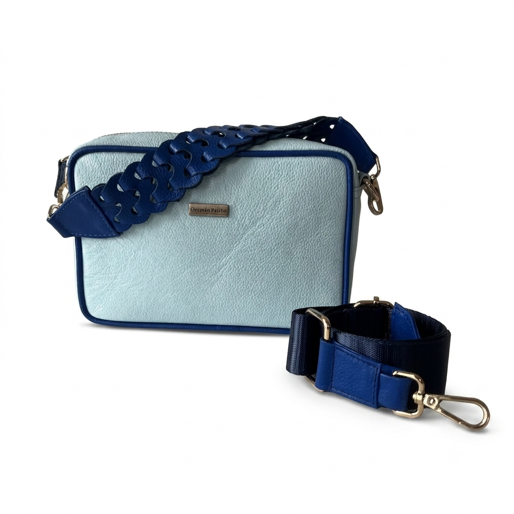 Cartera Crossbody en Cuero Natural