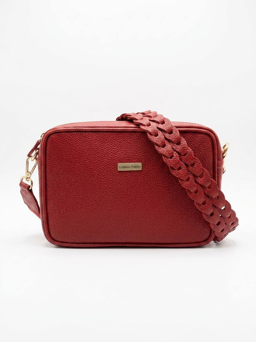 Cartera Crossbody en Cuero Natural