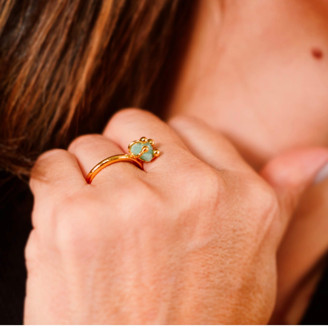 Anillo Esmeralda Solitario