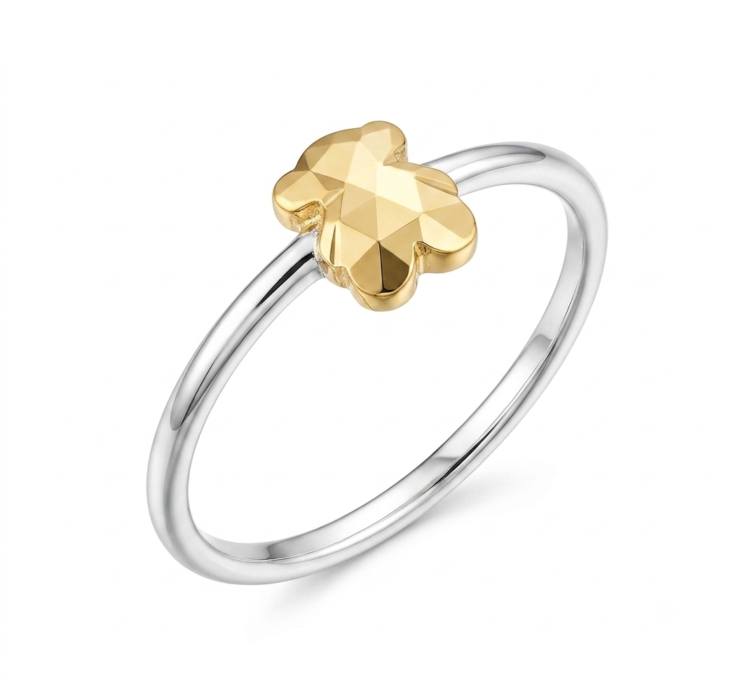 Anillo Facet Bicolor usado