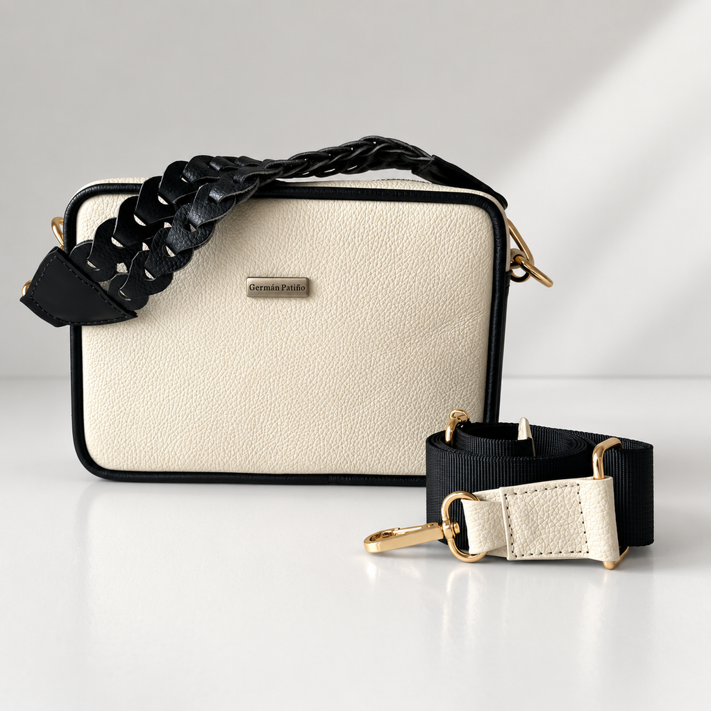 Cartera Crossbody en Cuero Natural