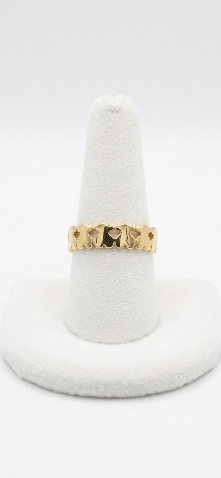 Anillo motivo oso usado